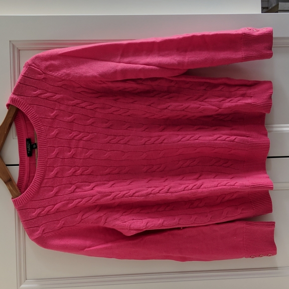 Talbots Sweaters - Lambswool blend Talbots cable knit sweater, size 1XP